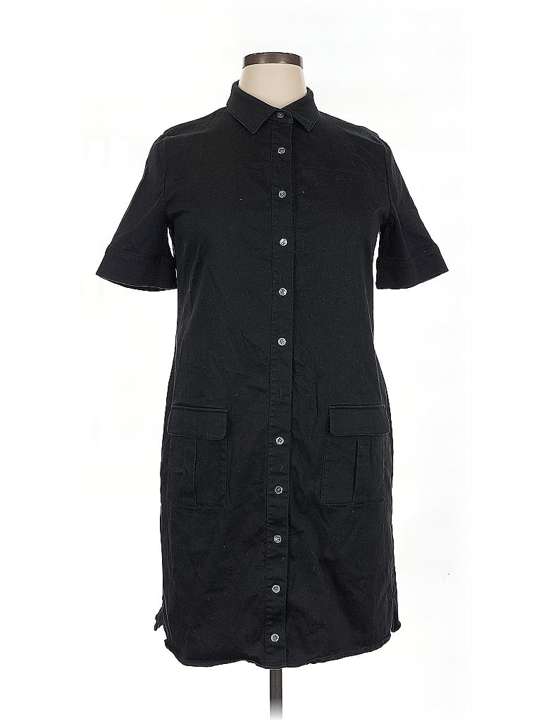 Pre-owned Ava & Aiden Casual Dress In Black