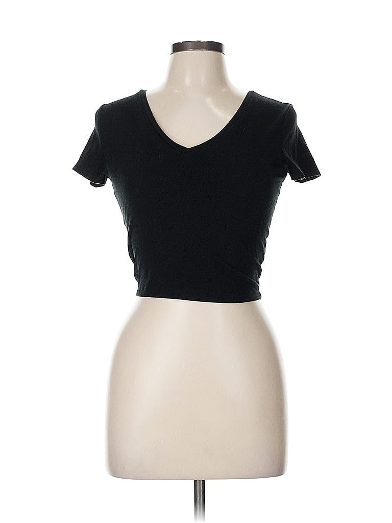 WILD FABLE Pre-owned Short Sleeve T-shirt In Black