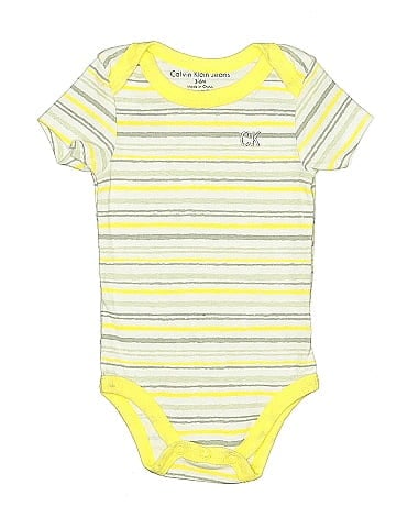 CALVIN KLEIN JEANS Short Sleeve Onesie (view 1)