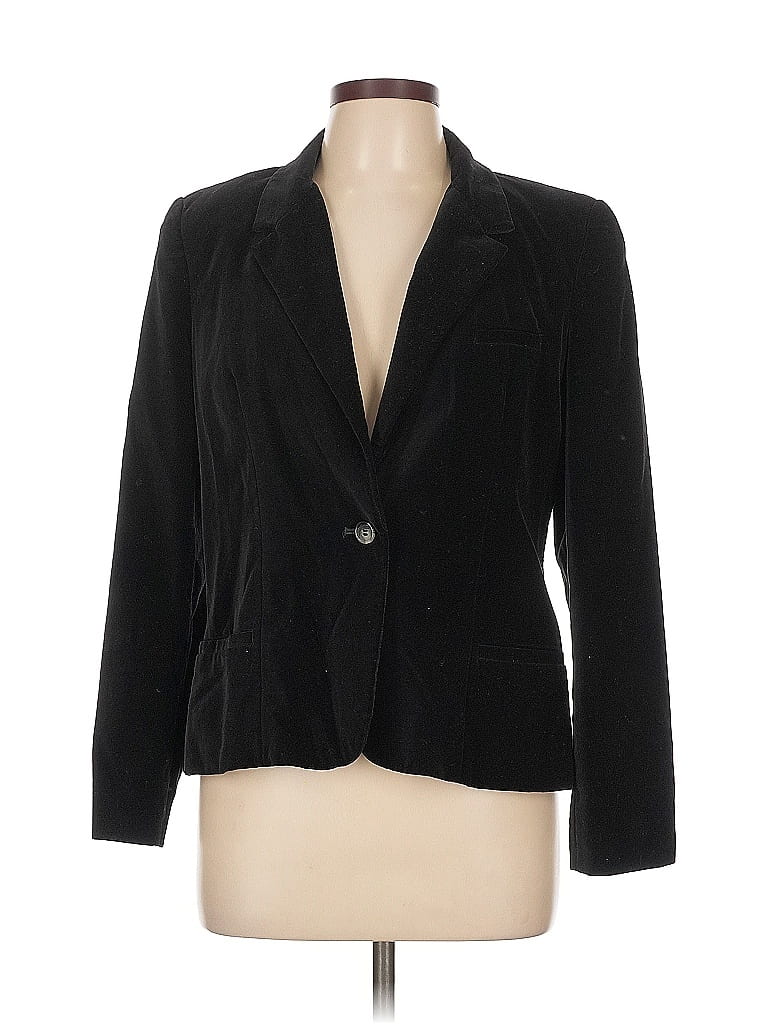 Pre-owned Assorted Brands Blazer Jacket In Black