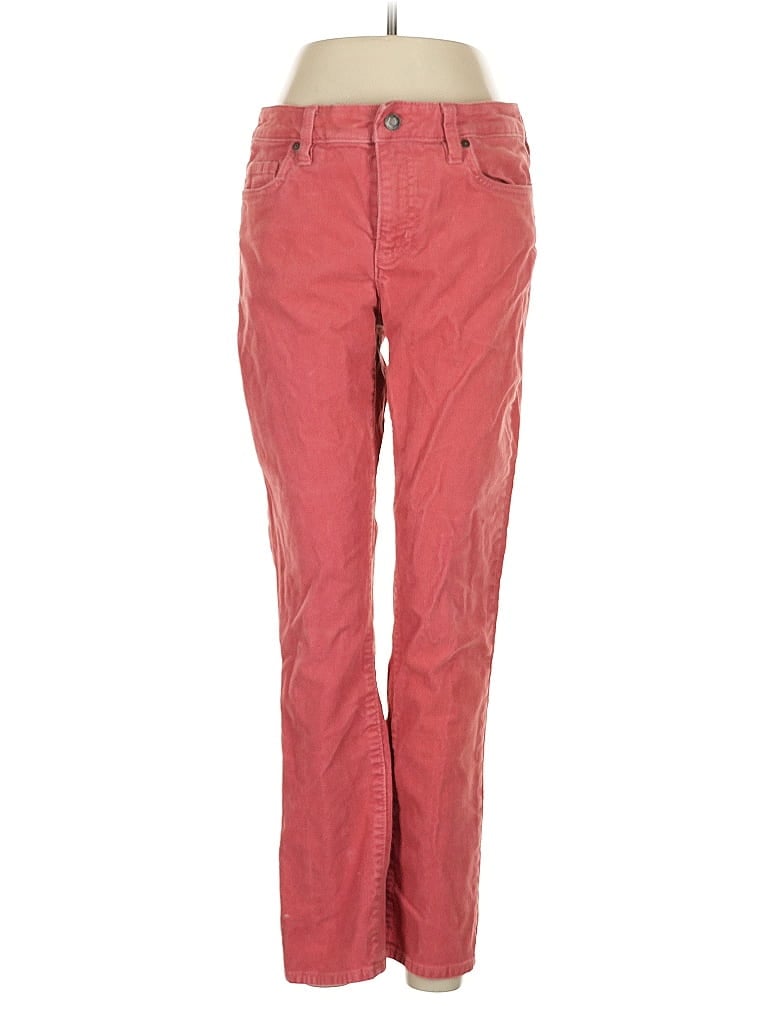 Pre-owned Lands' End Casual Pants In Red