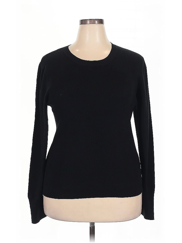 Pre-owned Gap Pullover Sweater In Black