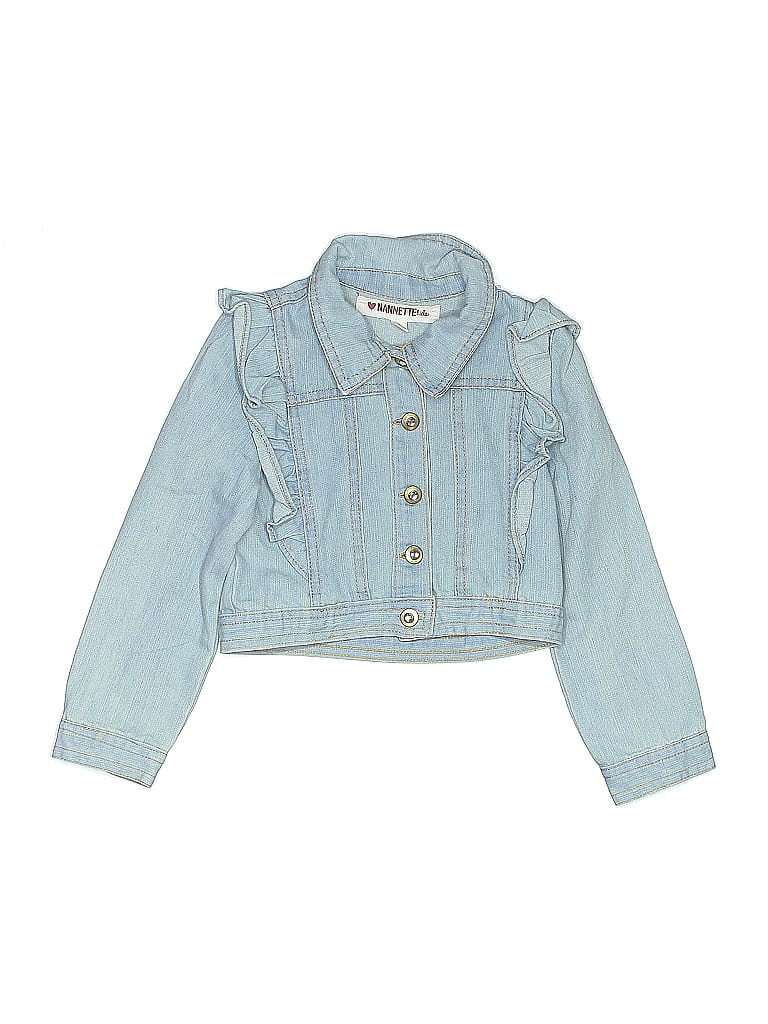 NANNETTE Pre-owned Kids' Denim Jacket In Blue