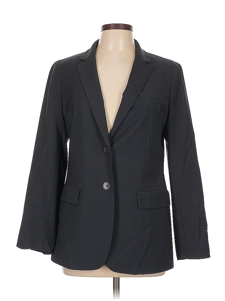 Pre-owned Talbots Wool Blazer Jacket In Gray