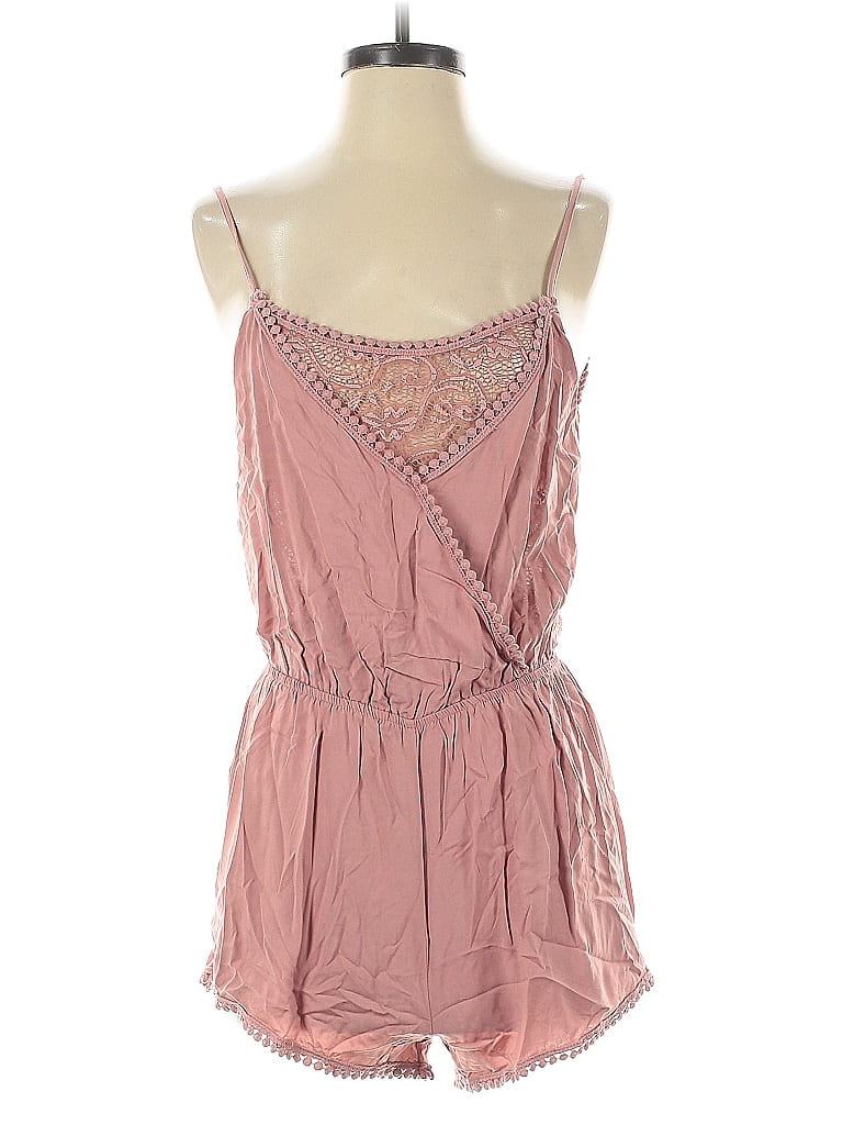 Pre-owned Ambiance Romper In Pink