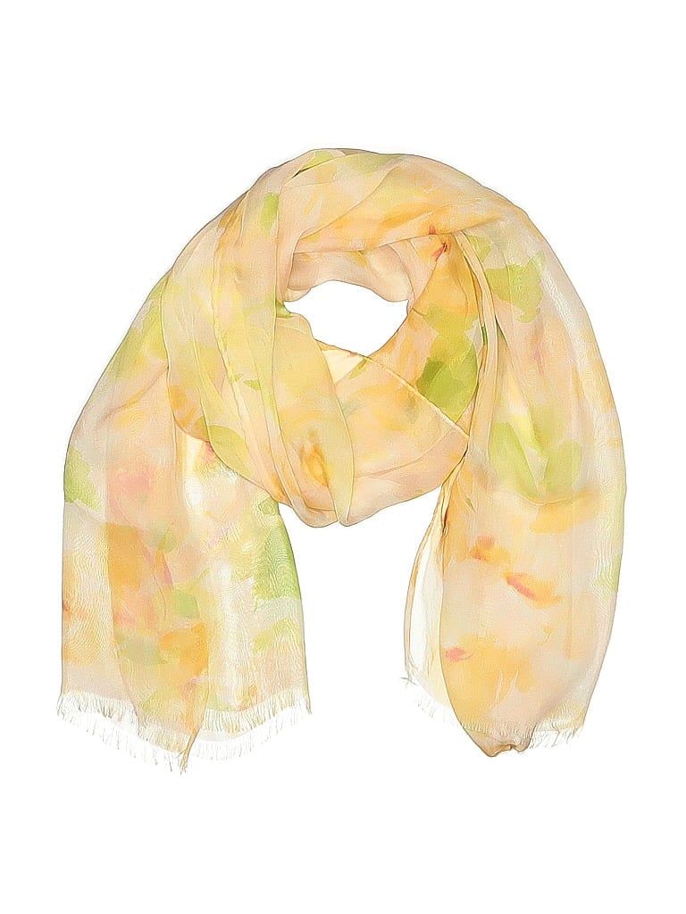 Pre-owned Unbranded Scarf In Yellow