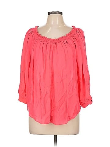 Nicole Miller Artelier 3/4 Sleeve Silk Top (view 1)