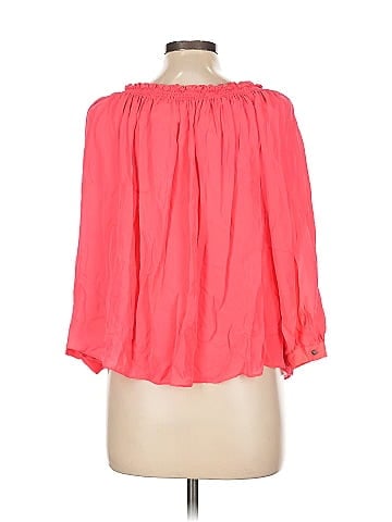 Nicole Miller Artelier 3/4 Sleeve Silk Top (view 2)