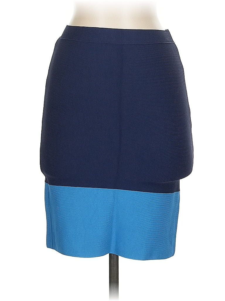 Pre-owned Bcbgmaxazria Casual Skirt In Blue