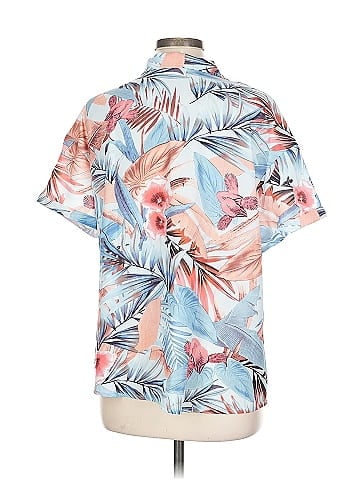 Allegra K Short Sleeve Blouse (view 2)