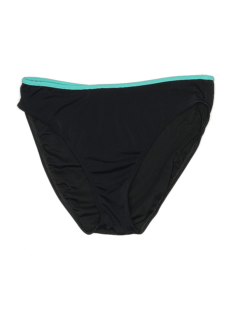 Pre-owned Victoria's Secret Swimsuit Bottoms In Black