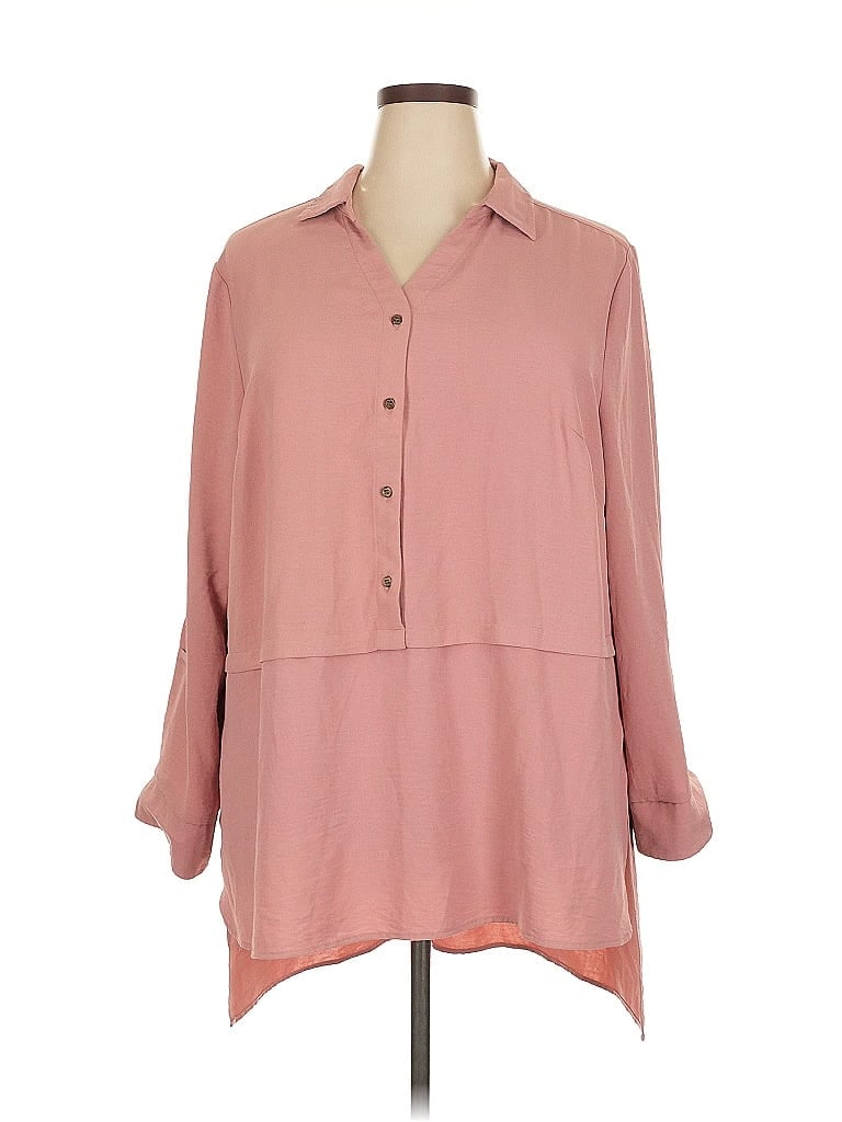 ADYSON PARKER Pre-owned 3/4 Sleeve Blouse In Pink
