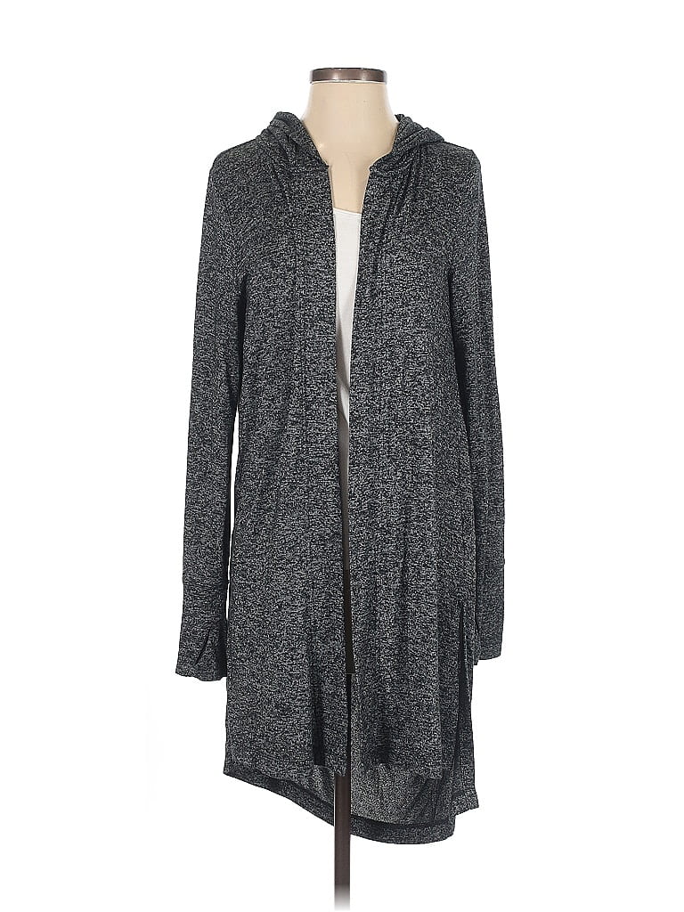 Pre-owned Athleta Cardigan Sweater In Gray