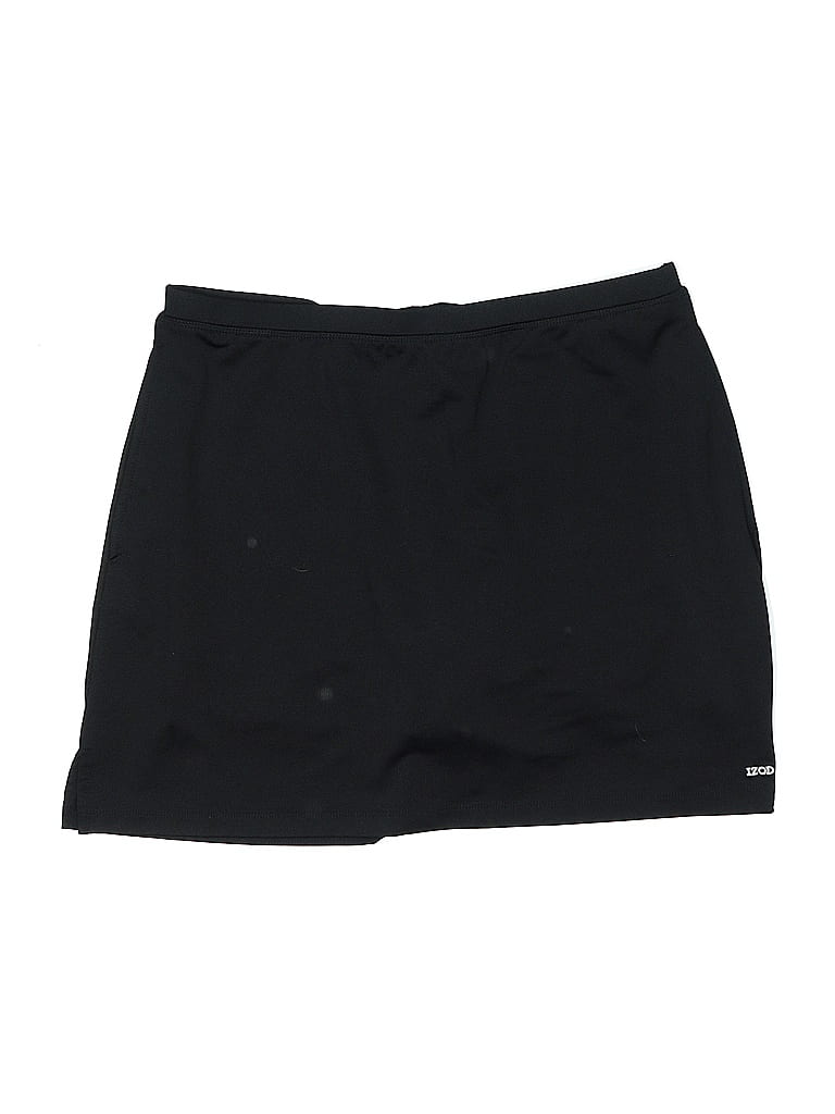 Pre-owned Izod Casual Skirt In Black