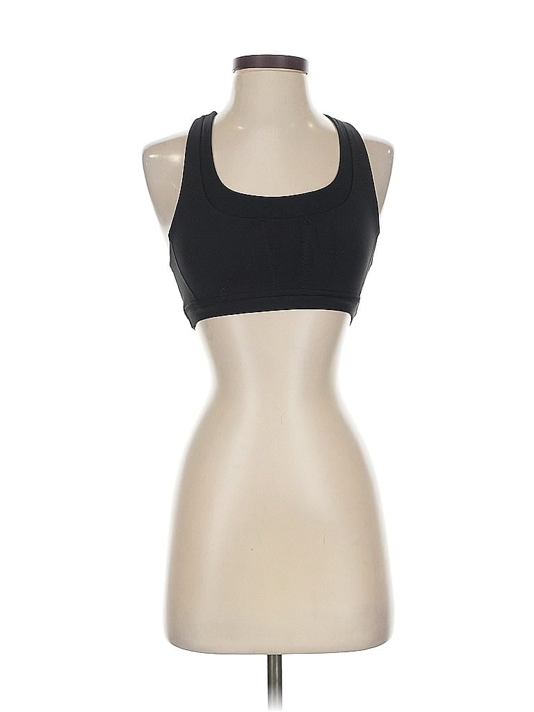 Pre-owned Lululemon Athletica Tank Top Black Halter Neckline Tops