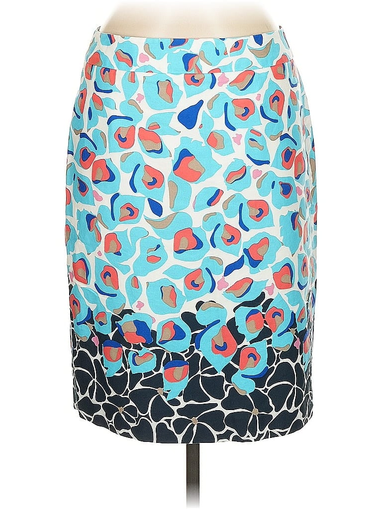 Pre-owned Ann Taylor Factory Casual Skirt In Blue