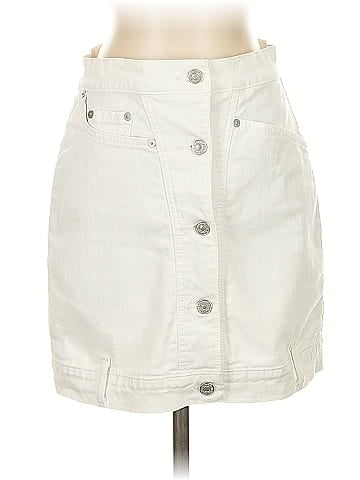 7 For All Mankind Denim Skirt (view 1)