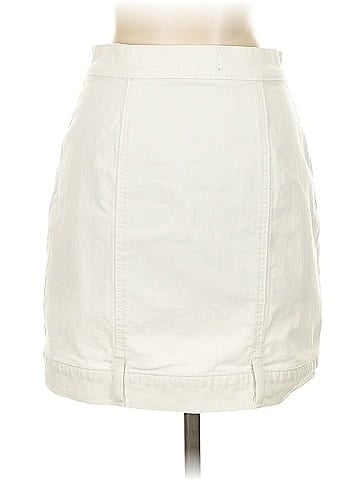 7 For All Mankind Denim Skirt (view 2)