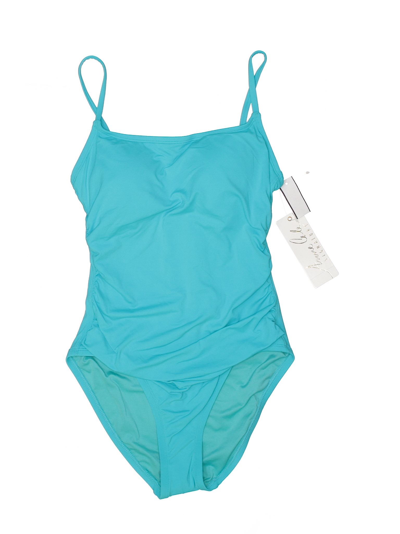 Anne Cole Signature Solid Blue One Piece Swimsuit Size 6 - 66% off ...