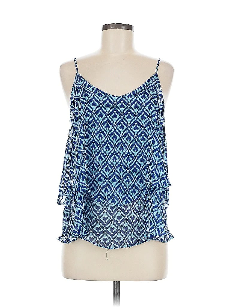 Pre-owned Mi Ami Sleeveless Blouse In Blue