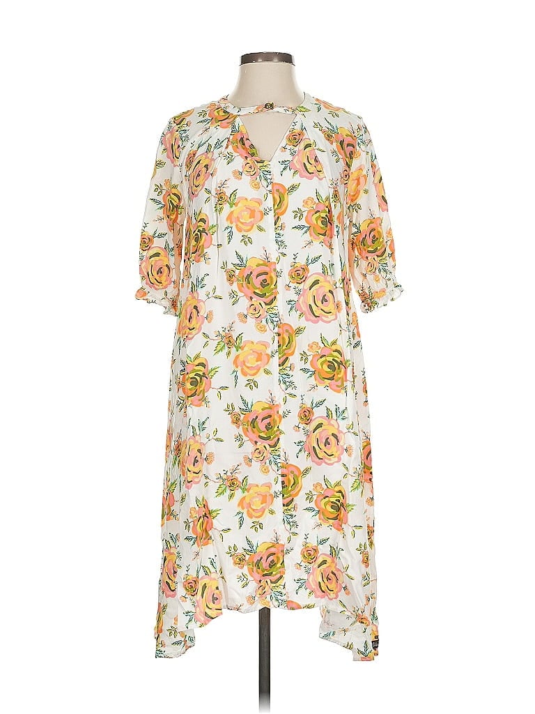 Pre-owned Matilda Jane Casual Dress In White