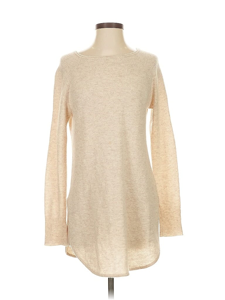 Pre-owned Halogen Wool Pullover Sweater In Brown