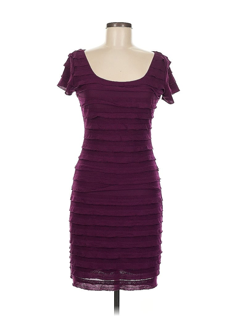 Pre-owned Max Studio Cocktail Dress In Burgundy