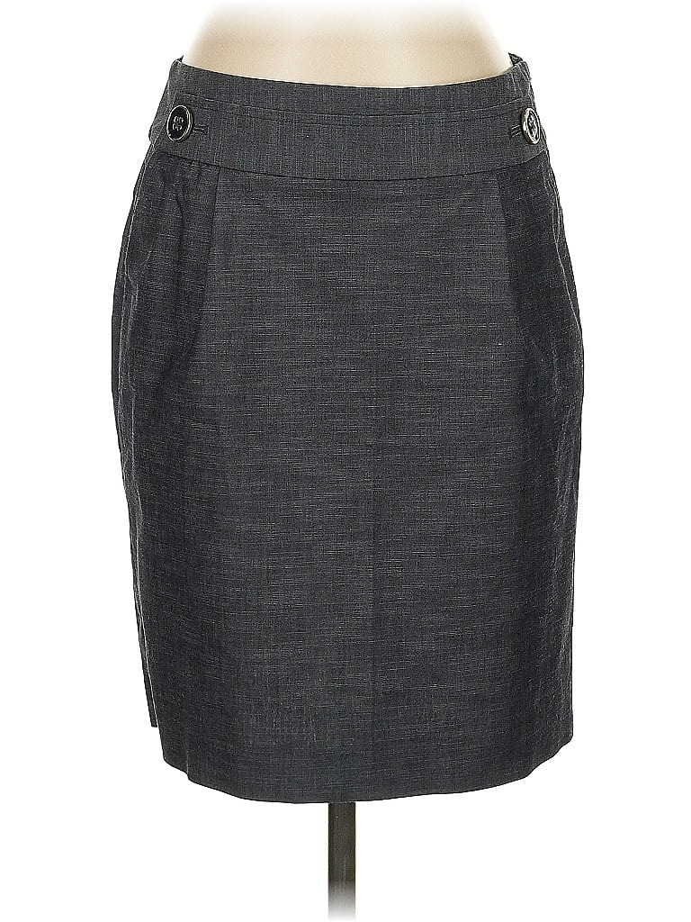 Pre-owned Ann Taylor Loft Formal Skirt In Gray