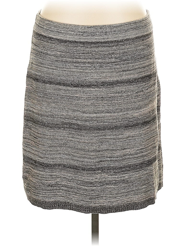Pre-owned Ann Taylor Loft Outlet Casual Skirt In Gray