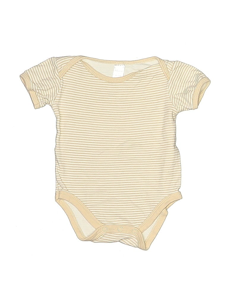 Pre-owned Baby Gear Babies' Short Sleeve Onesie In Gold