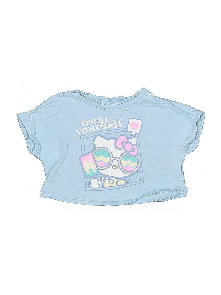 HELLO KITTY Pre-owned Kids' Short Sleeve T-shirt In Blue