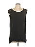 Tildon 100% Polyester Black Sleeveless Blouse Size L - photo 1