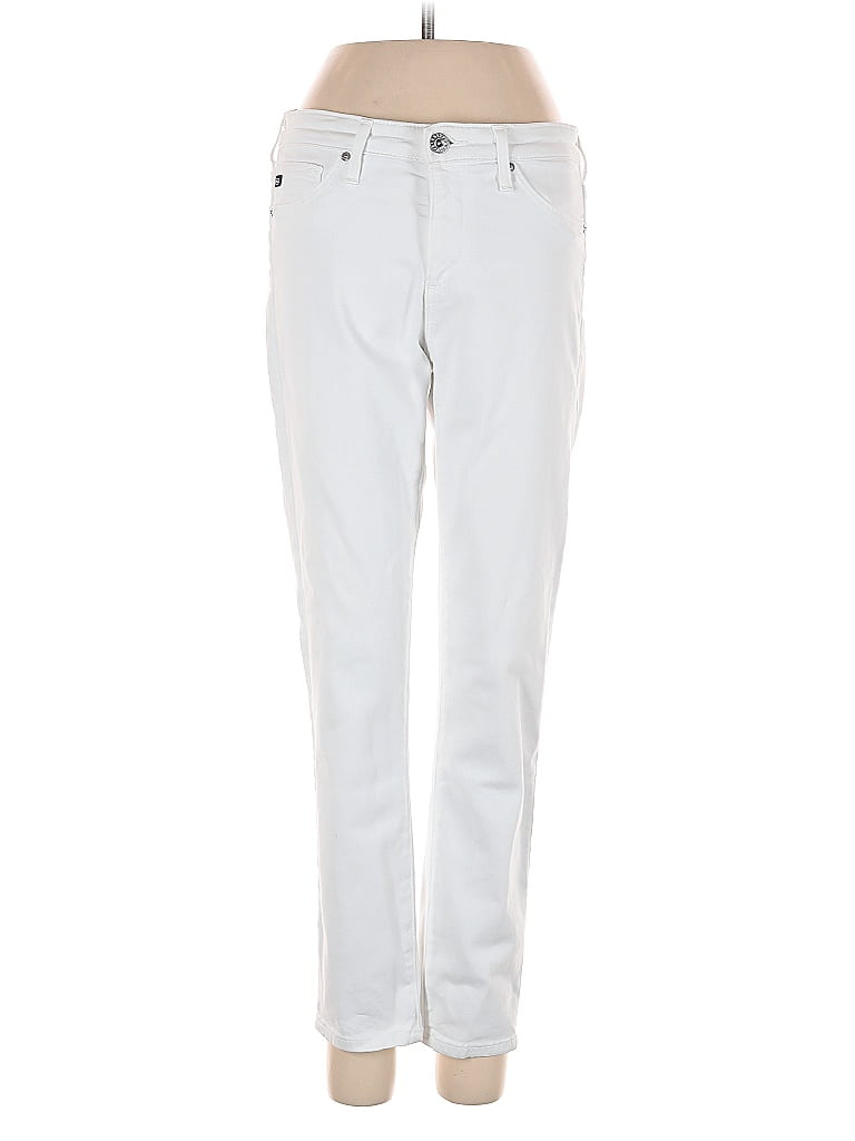 Pre-owned Adriano Goldschmied Jeans In White