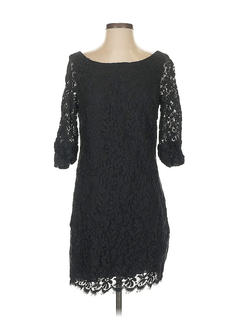Pre-owned Shoshanna Cocktail Dress In Black