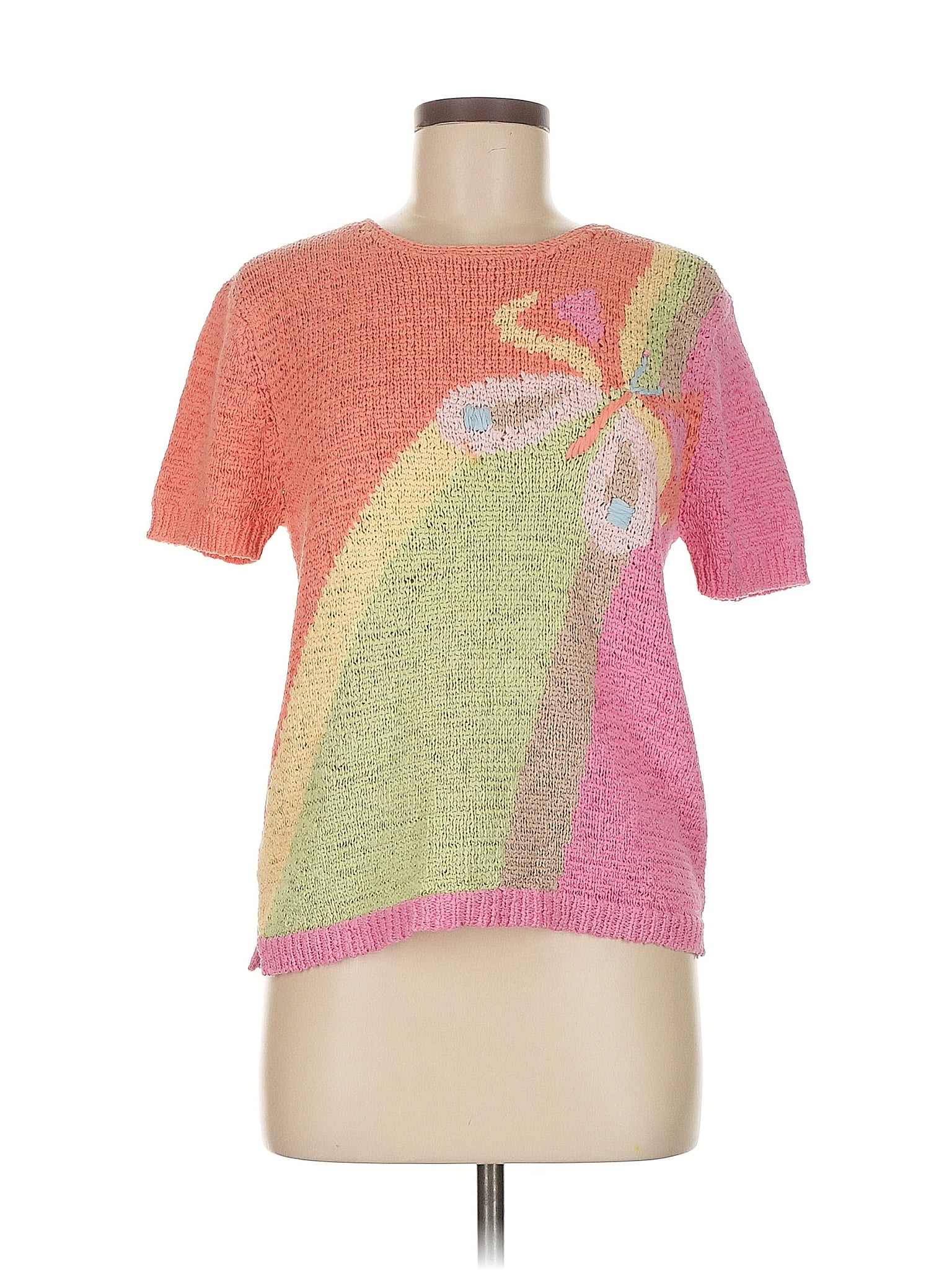 Koret Tweed Pink Short Sleeve T-Shirt Size M
