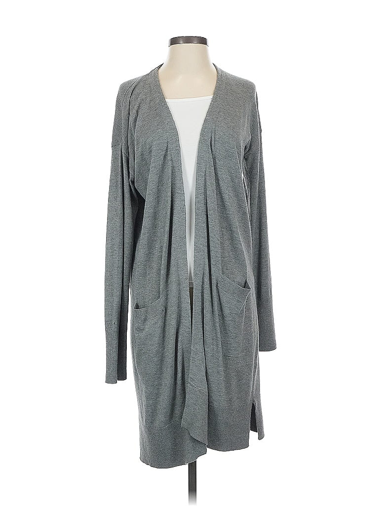 HALOGEN Pre-owned Cardigan Sweater In Gray