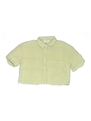 Zara Kids Short Sleeve Button-Down Shirt (view 1)
