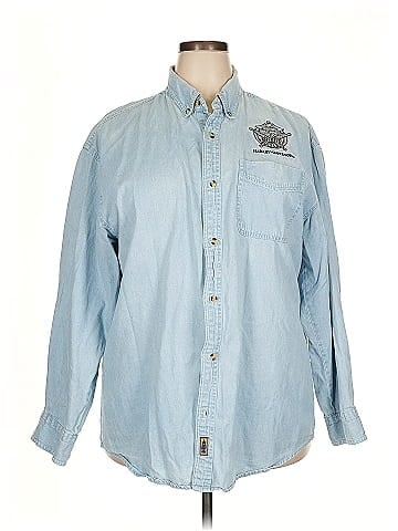 Harley Davidson Long Sleeve Button-Down Shirt (view 1)
