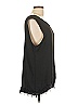 Tildon 100% Polyester Black Sleeveless Blouse Size L - photo 4