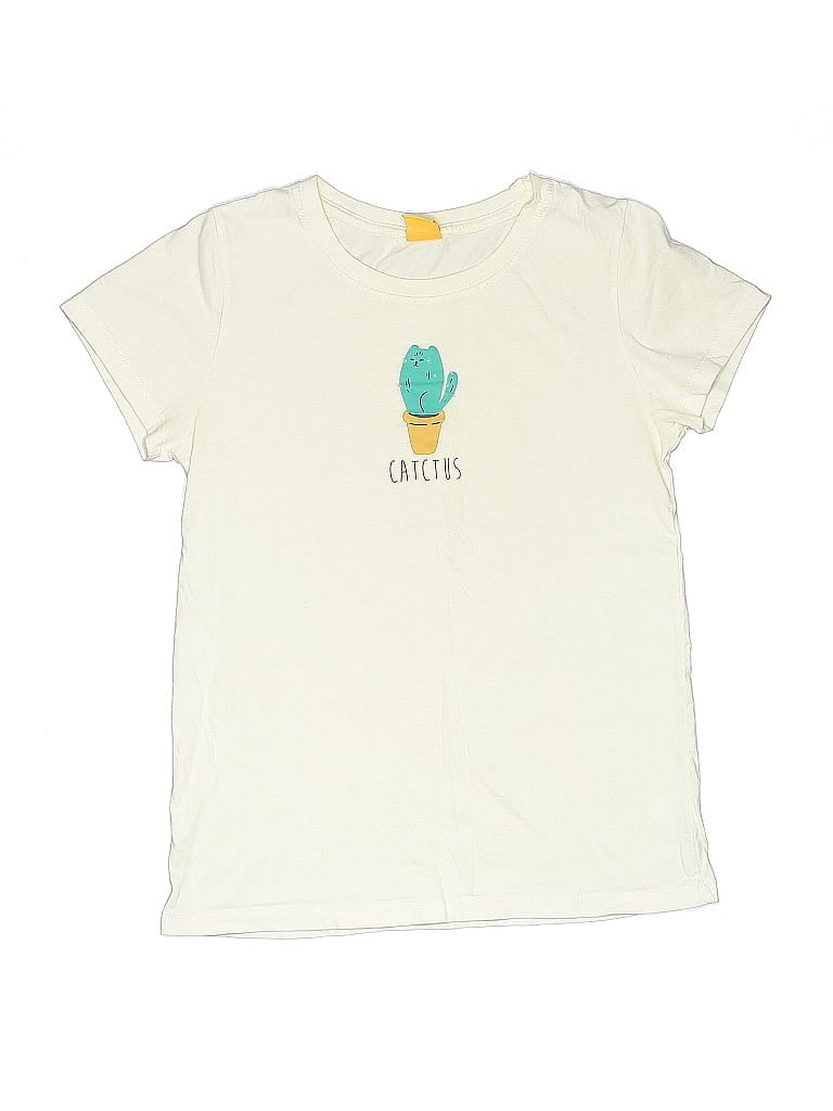 Pre-owned Assorted Brands Kids' Short Sleeve T-shirt In White