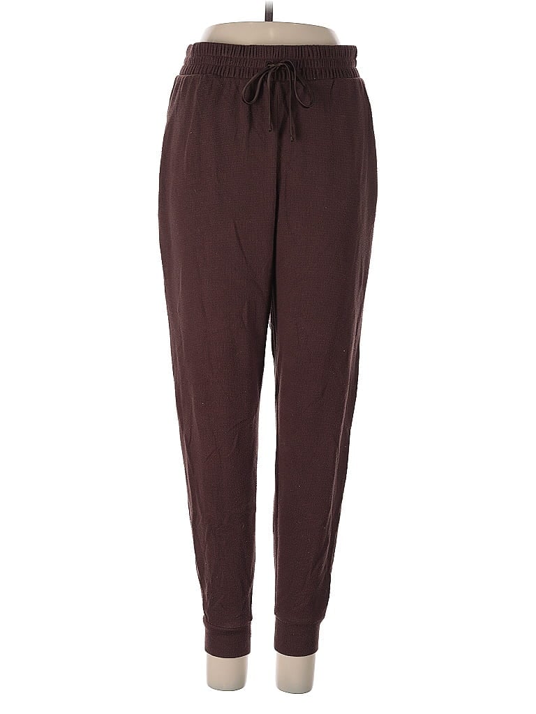 Pre-owned Victoria's Secret Casual Pants In Burgundy