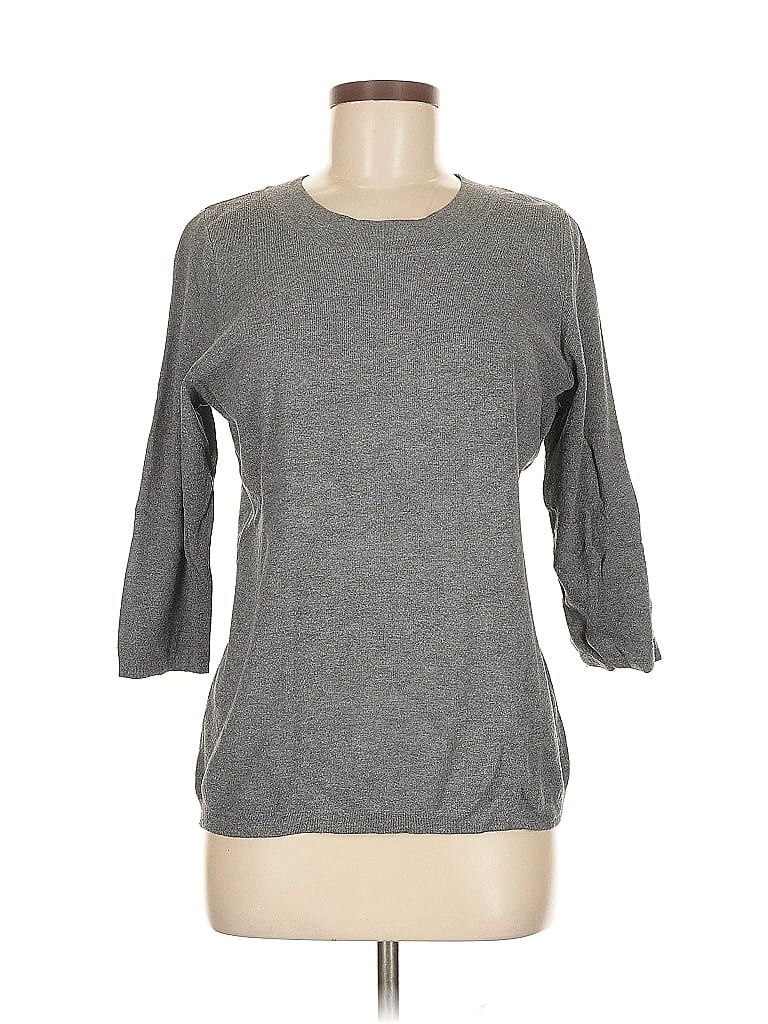 Click to view more detailed imagery on our partner's website Pre-owned Roz & Ali Pullover Sweater In Gray