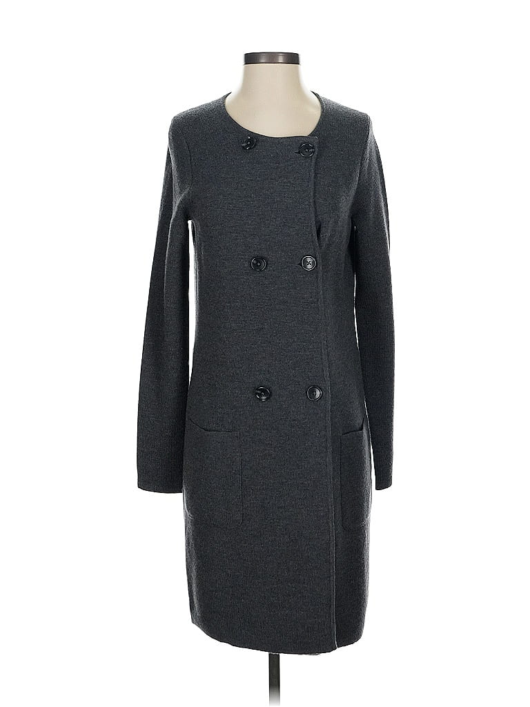 Click to view more detailed imagery on our partner's website Pre-owned Talbots Wool Cardigan Sweater In Gray