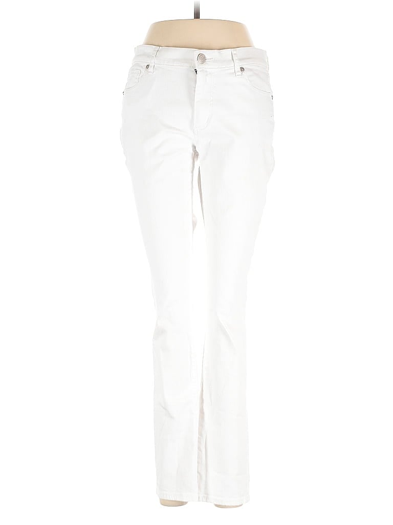 Pre-owned Ann Taylor Loft Casual Pants In White