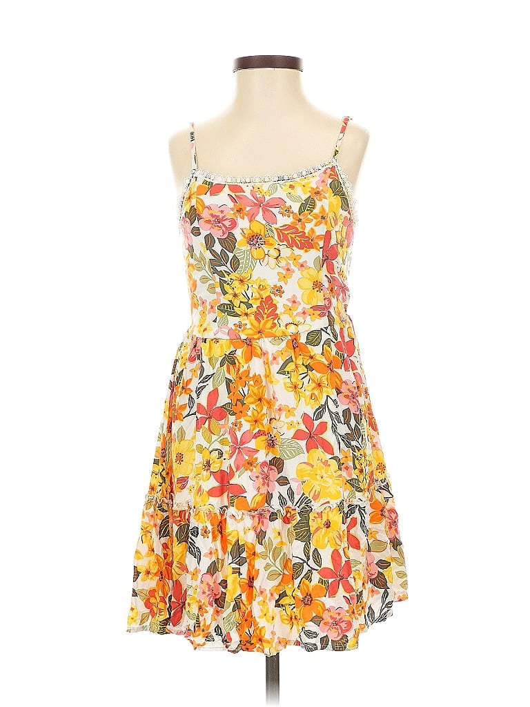 Pre-owned Assorted Brands Cocktail Dress In Orange