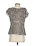 Fred David Silver Brown Short Sleeve Top Size P (petite) - photo 2