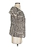 Fred David Silver Brown Short Sleeve Top Size P (petite) - photo 4