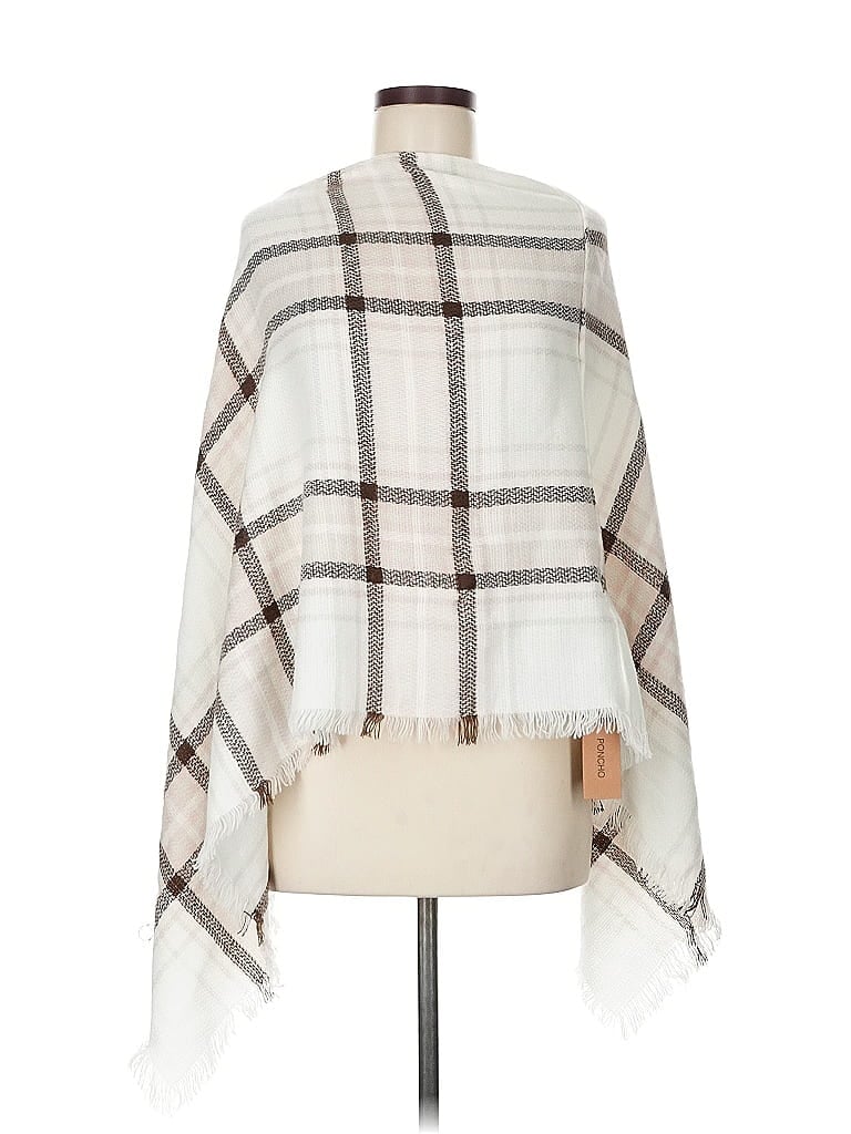 Pre-owned Assorted Brands Poncho In Pink