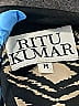 Ritu Kumar Graphic Black Cocktail Dress Size M - photo 6