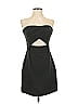 Marciano Solid Black Cocktail Dress Size 4 - photo 1